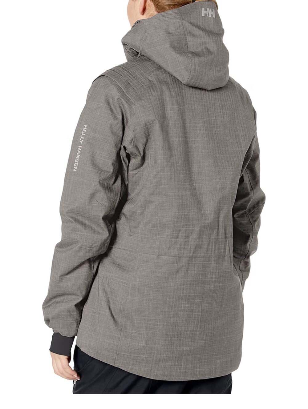 Women's Grey Helly Hanson Blanchette Insulated Ski Jacket Size M